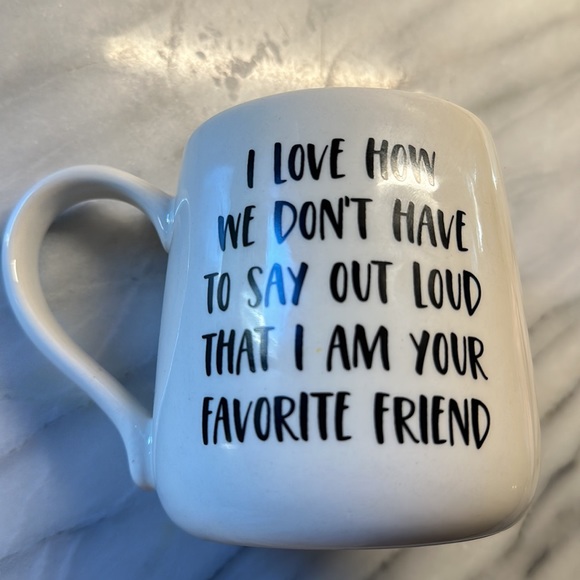 NEW You are my BFF mug Off-White & Gold - Picture 2 of 4